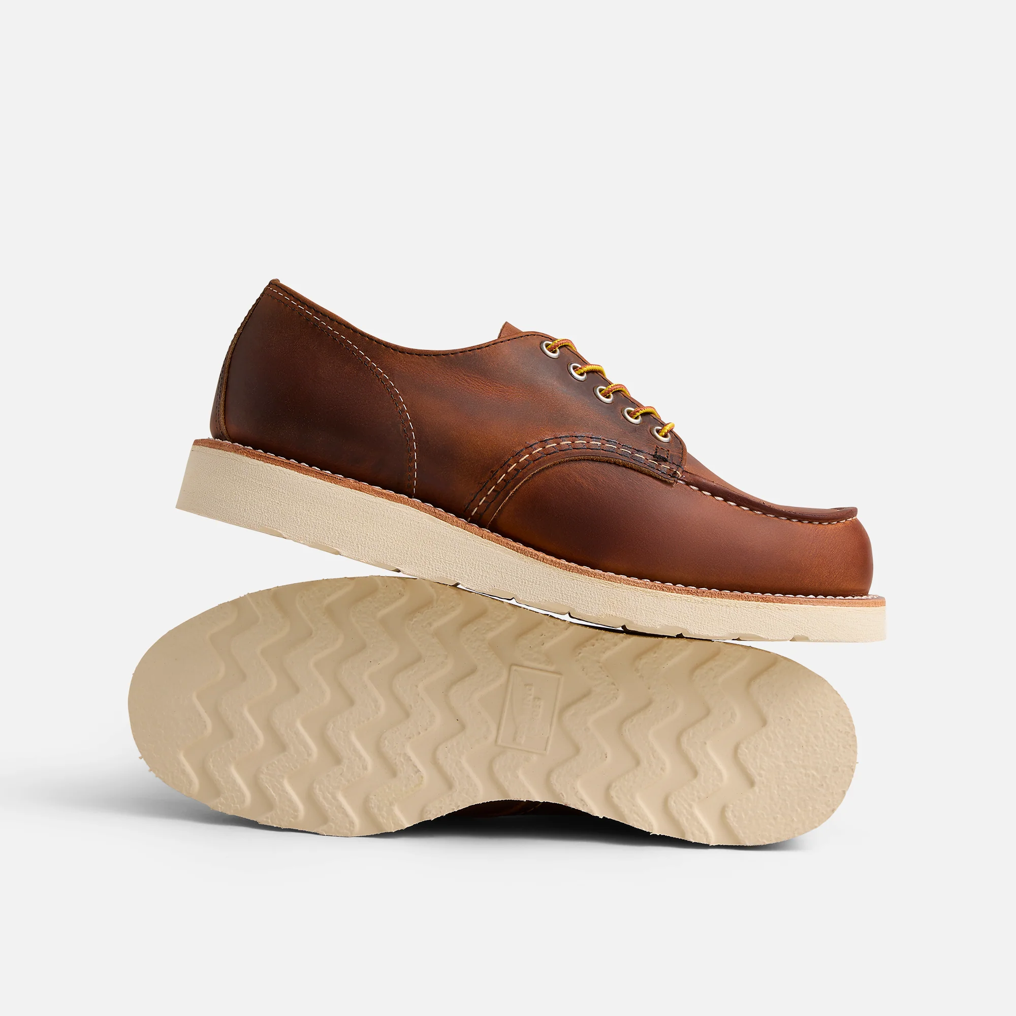 8077 Shop Moc Toe Oxford Copper Rough & Tough - Image 4
