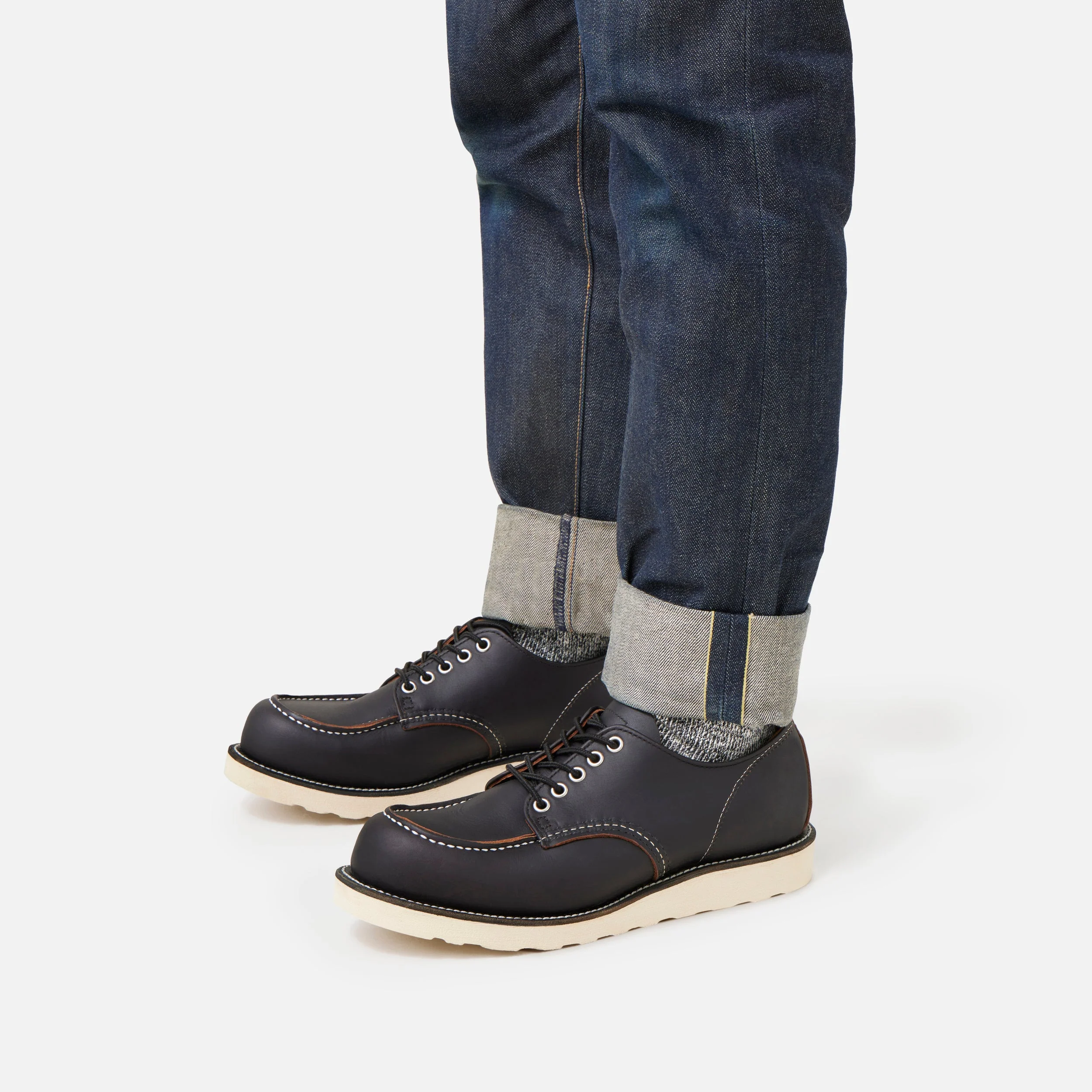 8090 Shop Moc Toe Oxford Black Prairie - Image 3