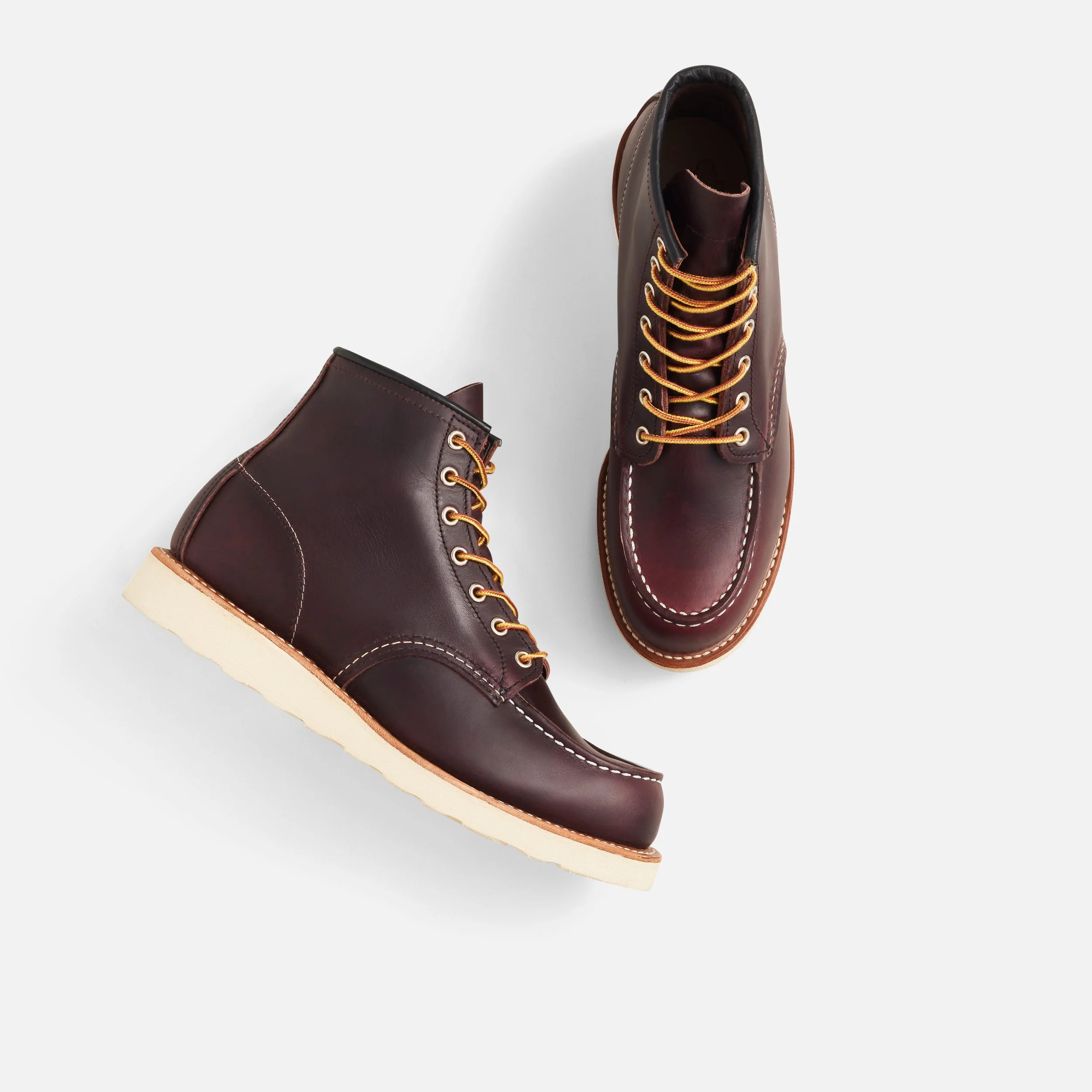 8847 6" Classic Moc Toe Black Cherry Excalibur - Image 3
