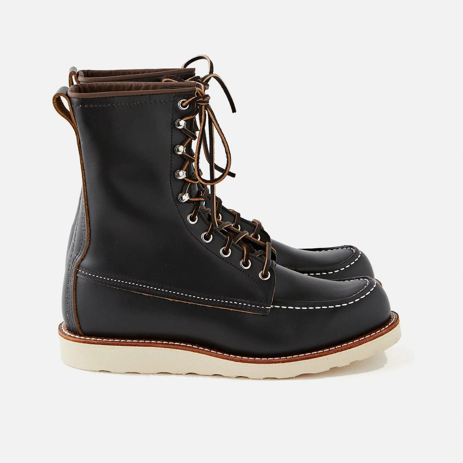 8829 8'' Classic Moc Toe Black Klondike - Billy Boot