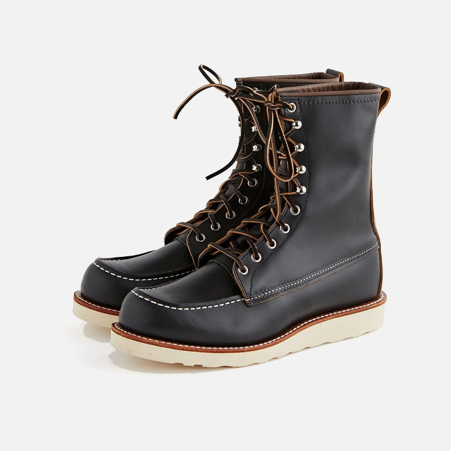 8829 8'' Classic Moc Toe Black Klondike - Billy Boot - Image 2