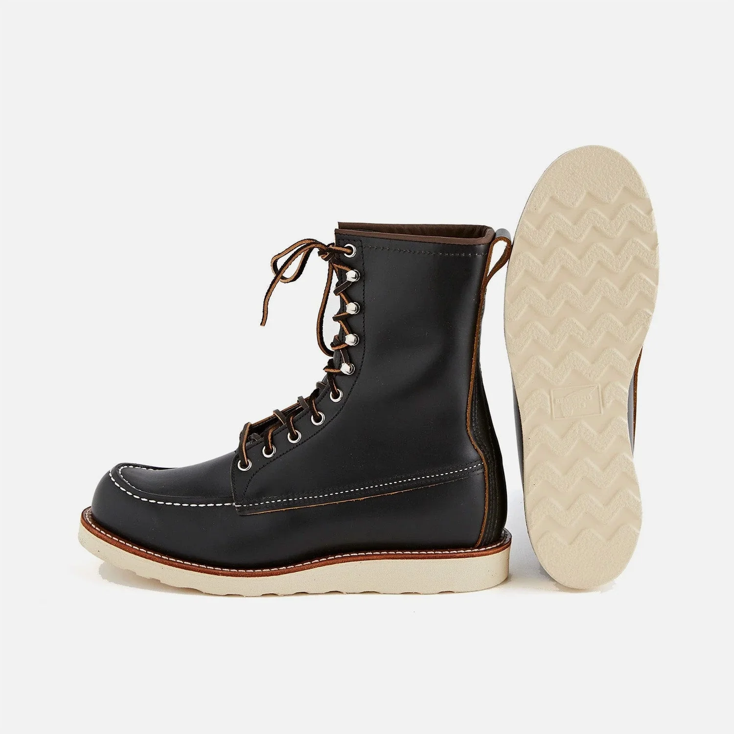 8829 8'' Classic Moc Toe Black Klondike - Billy Boot - Image 5