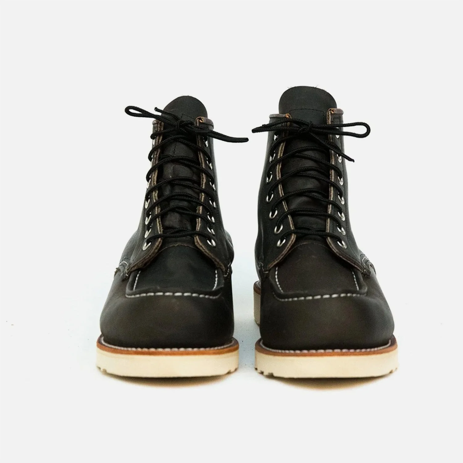 8890 6" Classic Moc Toe Charcoal Rough and Tough - Image 3