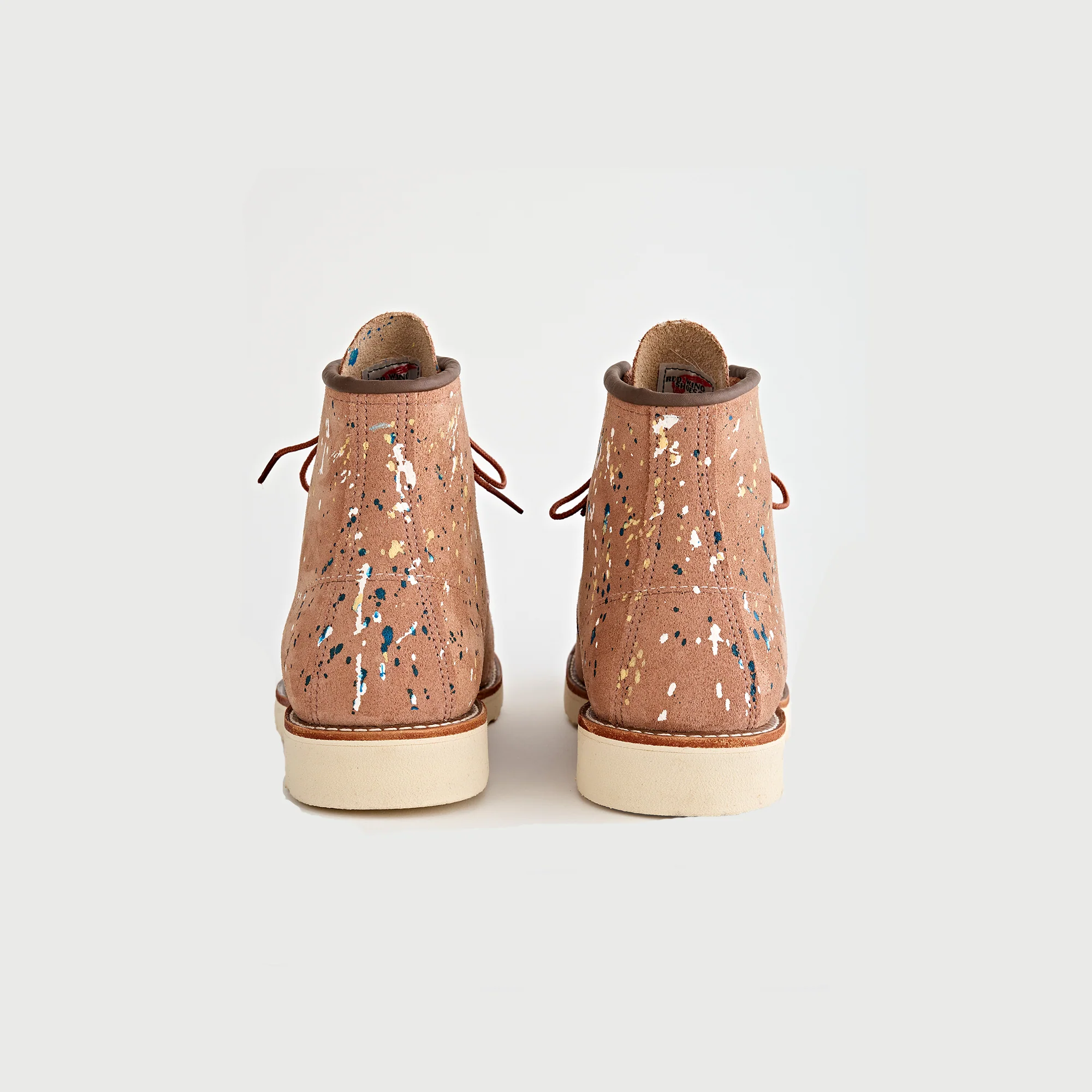 Men's Confetti Moc Toe Dusty Rose Abilene - Image 4
