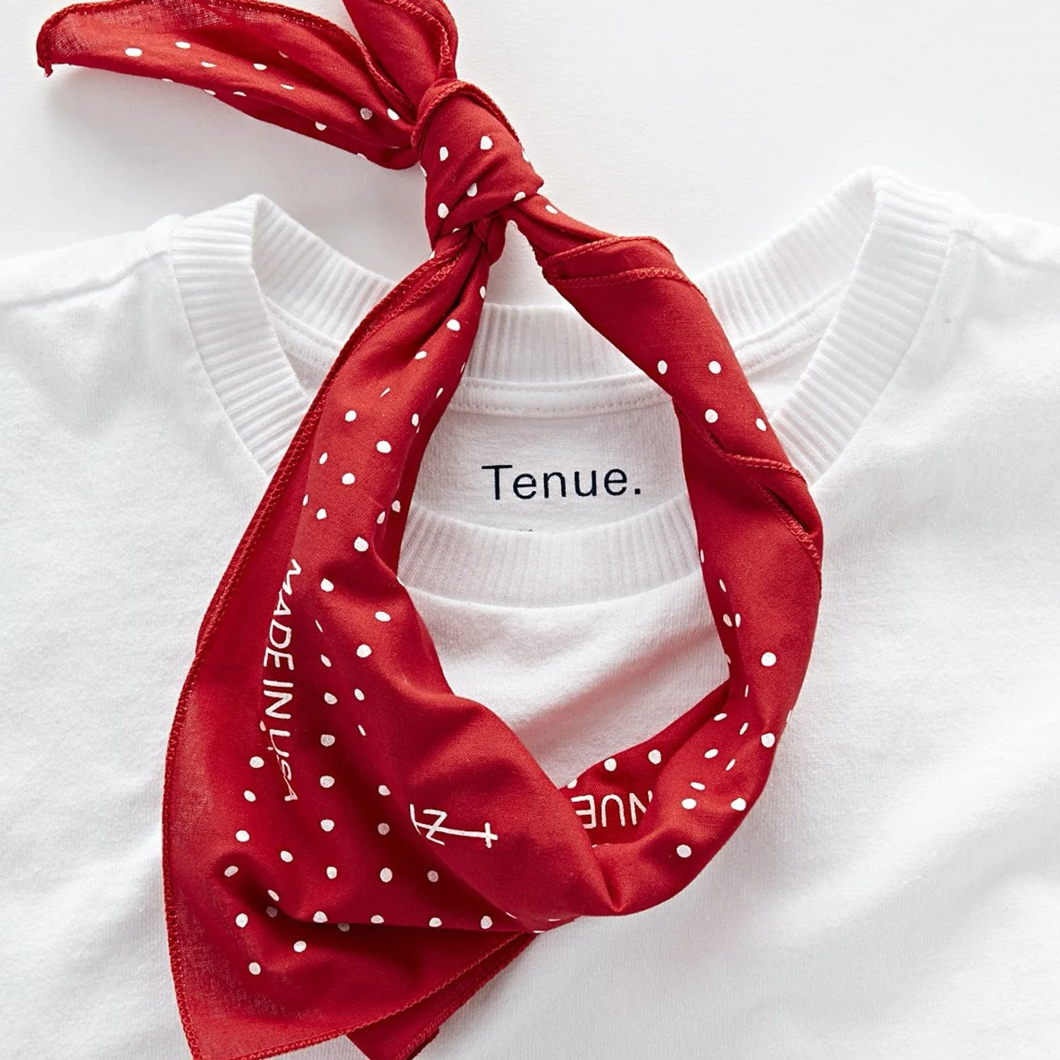 Tenue de Nîmes - Cross Bandana Red - Image 3